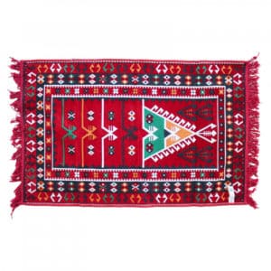 turecky koberec cerveny