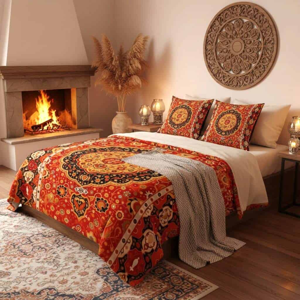 plysova deka + 2 vankuse Bahar - 3-dielny set