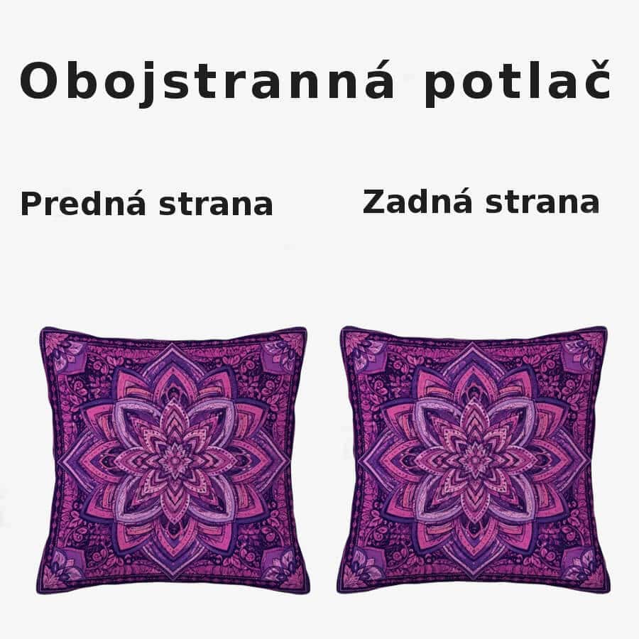 Plyšová deka a 2 vankúše s mandalou „Ceren“ - 3-dielny set – Obrázok 5