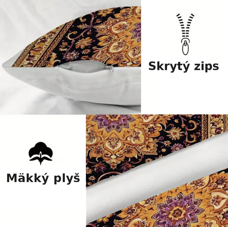 Dekoračné obliečky na vankúše „Gunes“ - sada 4 kusy – Obrázok 8